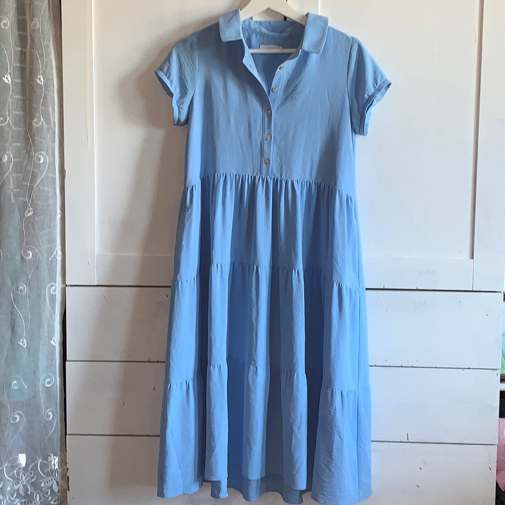 BLUE ALICE IN WONDERLAND DRESS